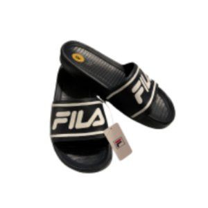 Fila Women's Sleek Slides, Navy/White Size 8  *NEW w/ tags